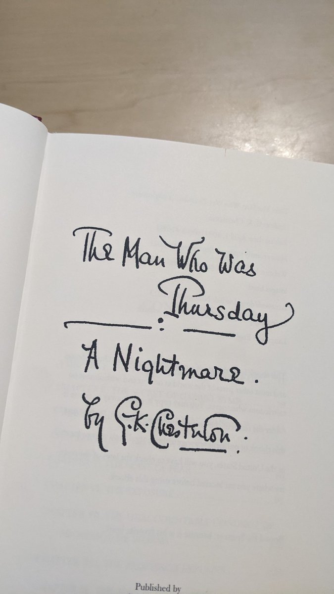 def467's tweet photo. Holidays are over, time to post secret present projects! This is a hand-bound copy of The Man Who Was Thursday by G.K. Chesterton that I made for my little brother. Text is from Project Gutenberg, typeset, printed, and bound by me! https://t.co/o0f44pzOot