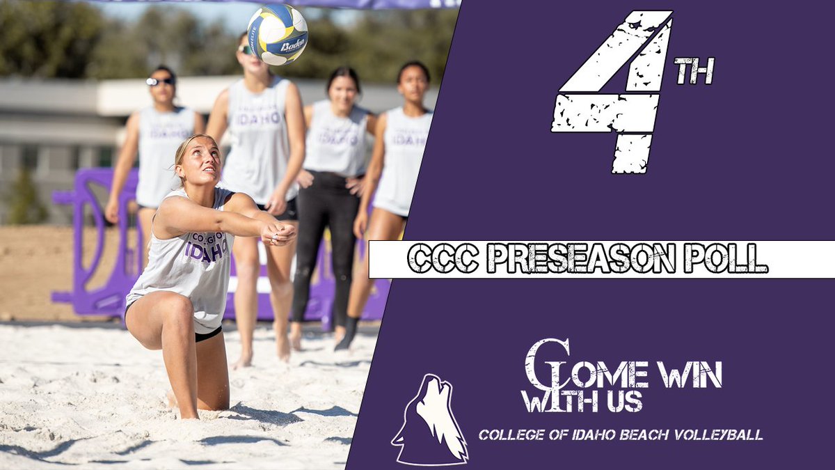 YoteAthletics's tweet photo. BVB | Yotes Beach Volleyball checks in to the first CCC Beach Volleyball preseason poll at No. 4! #ComeWinWithUs https://t.co/pBYE0GvCIL