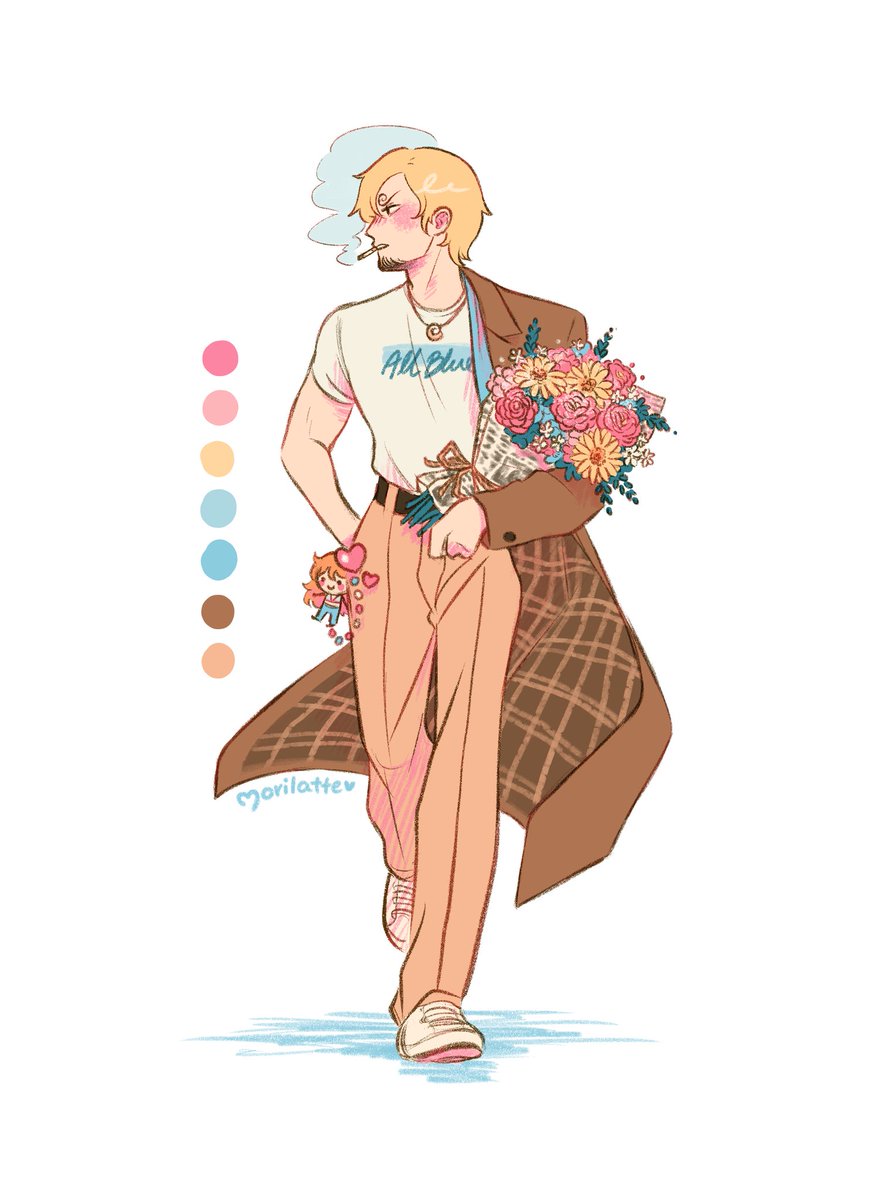 Lover boy sanji 🩷💐 #onepiece