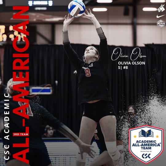 Congratulations to redshirt senior Olivia Olson on being named an @AcadAllAmerica 3⃣rd Team Academic All-American® selection! 📝 | bit.ly/3NRqId6 #teamUCM x #JensVB