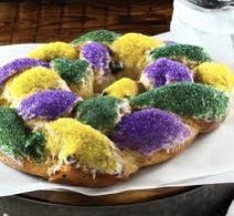 MBluczech's tweet image. Looks like somebody is really paying attention to the calendar.
Twelfth Night was only this past weekend.
But… sure enough… King Cake in the office!
It’s Mardi Gras season!