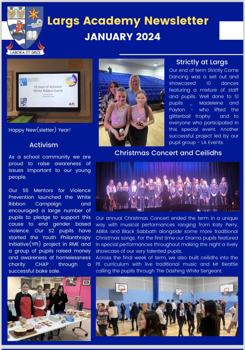 Largs Academy tweet media