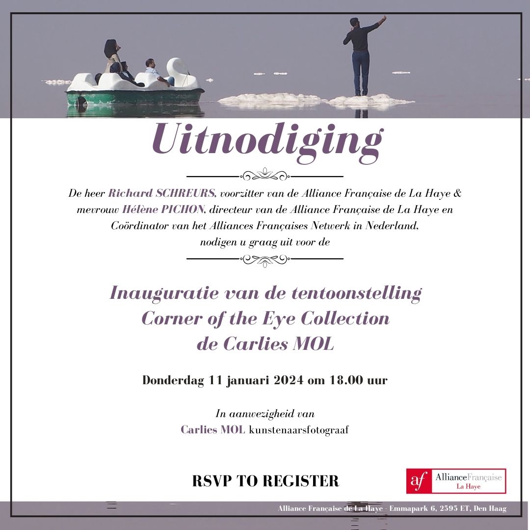 Inauguration de l'exposition de Carlies Mol 🌞 Corner of the Eye Collection à l'Alliance Française de La Haye