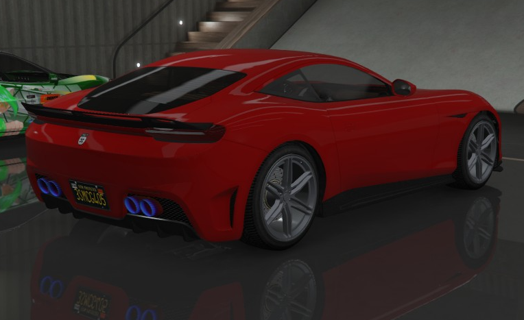 RaphaelComet's tweet photo. Got a couple new cars in #GTAOnline! Specifically, a couple #Grotti: Turismo Omaggio and the Itali GTO Stinger GT! For the Turismo Omaggio, I had to go with the Wasabi Kitty livery. Had to. #VTuber #VTuberEN #VTuberUprising #GrandTheftAutoOnline #GrandTheftAutoV #GTAV https://t.co/ahXwXwCHFE