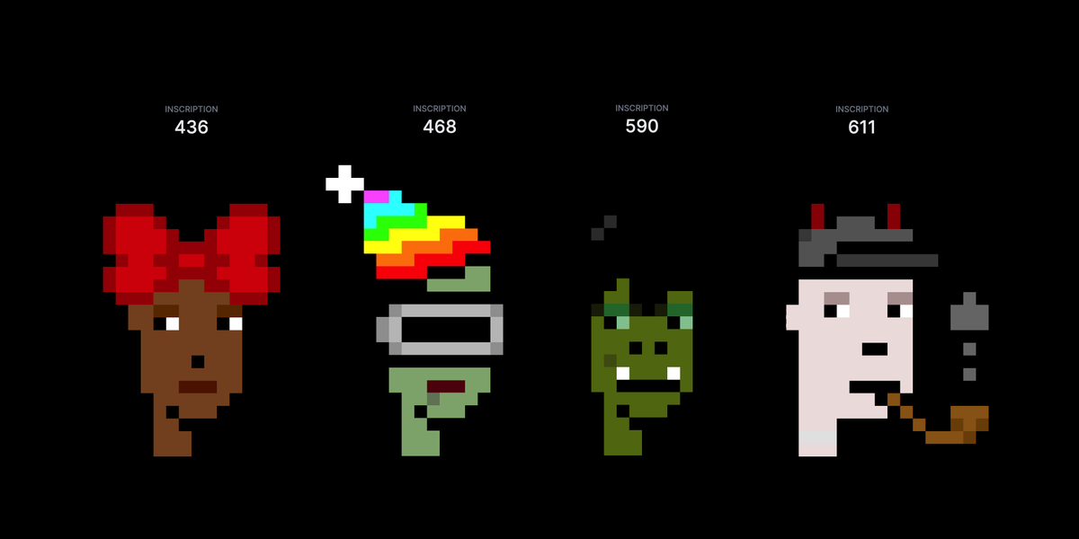 ZapApp's tweet photo. BREAKING: Four <1K Ordinal Punks just swept for 9.15 BTC ($429,318)

Collection → https://t.co/CwifTcO9gd https://t.co/D4RoYe3bdh