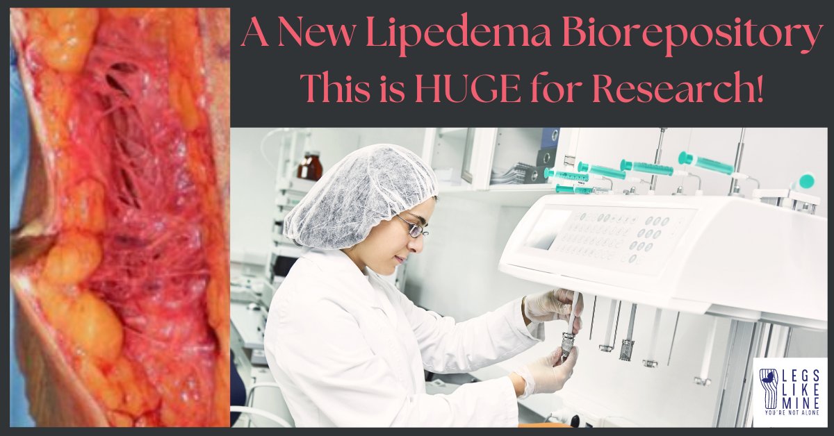 Legs_LikeMine's tweet photo. WOW!  The Lipedema Foundation has funded the establishment of a Lipedema Biorepository at Vanderbilt University Medical Center.  This is a tremendous advance in the research, treatment, and cure of #lipedema.  @LipedemaFndn #lipoedema #research #grants #hope #lipedemaawareness https://t.co/o5YTv84bsl