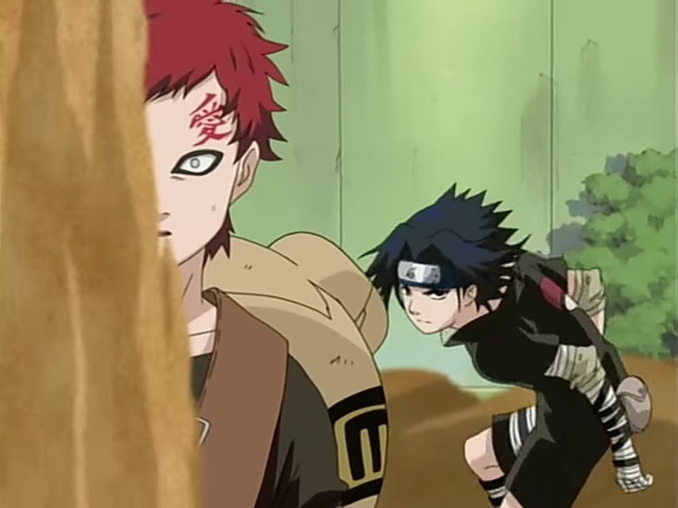 Naruto Shippuden Gaara Vs Sasuke
