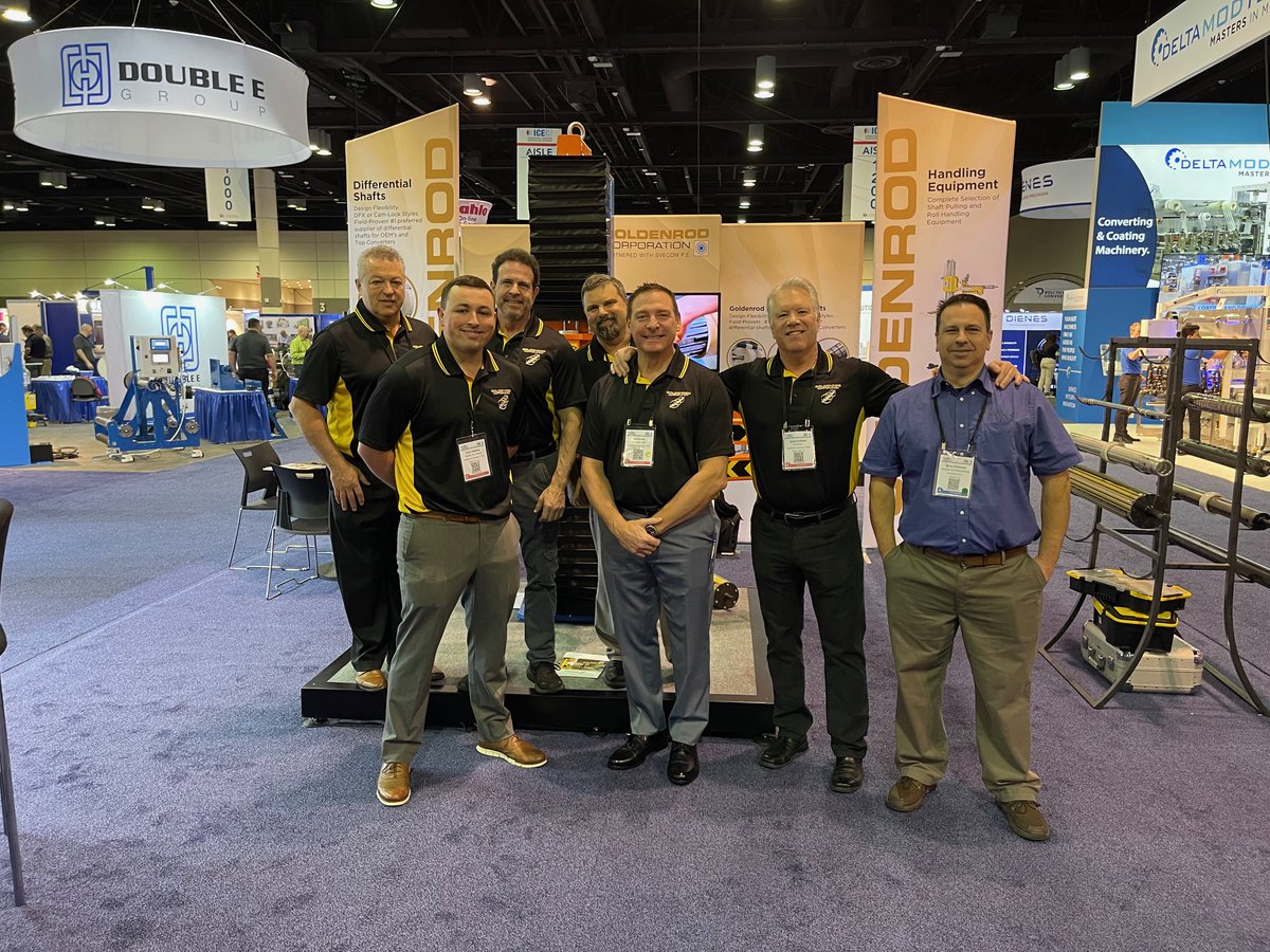 It's the first day of the ICE show in Orlando and our team is ready! If you're at the show please stop by to see us at Booth 1109 to learn more about our industry leading shafts, chucks and shaft handling equipment #converting #shafts #chucks #ice2024