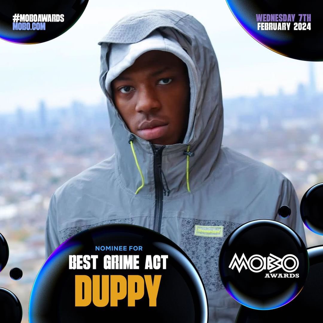 Last couple days to vote before voting closes, so click the link below and click “Duppy” for the ‘best grime act’ @MOBOAwards 2024 🏆 Hold tight all my fans and supporters who’ve voted for me already and shown me much love 🙏🏾❤️ voting.mobo.com/categories/gri…