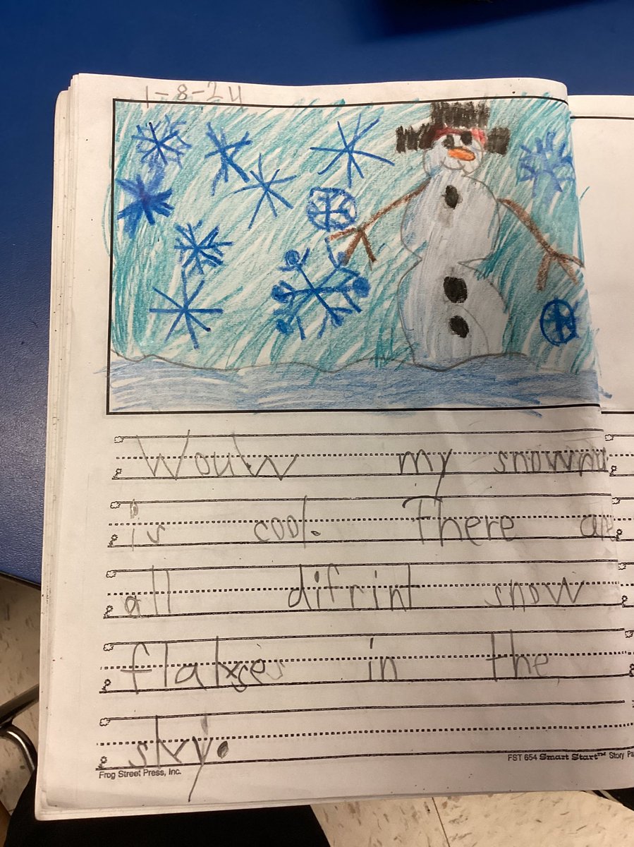 kloss_class's tweet photo. Writing about snowmen! https://t.co/EPGUsal6q7