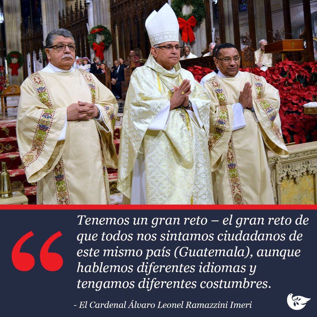 thegnewsroom's tweet photo. A pesar de los desafíos, el Cardenal Álvaro Leonel Ramazzini Imeri hace un llamado a la paz y la unidad en la Misa del Cristo de Esquipulas. 

Lea más sobre la Misa en la Catedral de San Patricio: https://t.co/vV1YzSwbMo https://t.co/ZiCm9dbeKQ