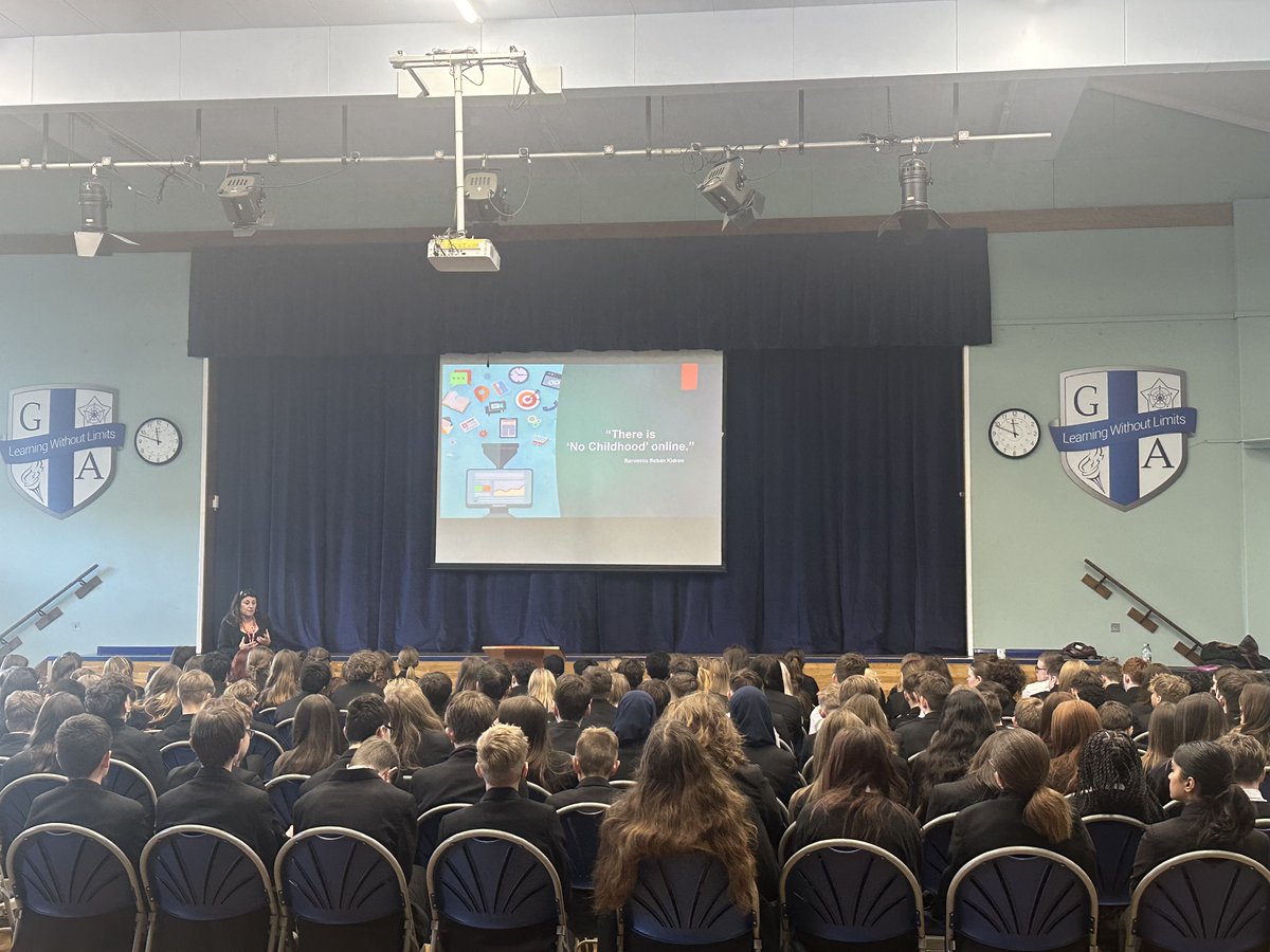 We extend a huge thank you to @rapprojectuk who delivered age-appropriate year group assemblies to Years 7-11 today. #Respect #Perceptions #onlinesafety