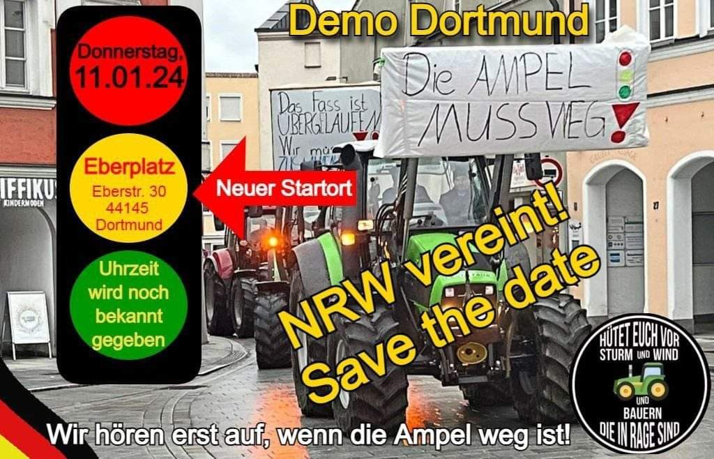 Baghi161's tweet photo. Ich vermute das #MichaelSchele dahinter steckt....
#do1101 #Dortmund #Bauernproteste #KartoffelMob #Mistgabelmob https://t.co/hY6jZSA18F