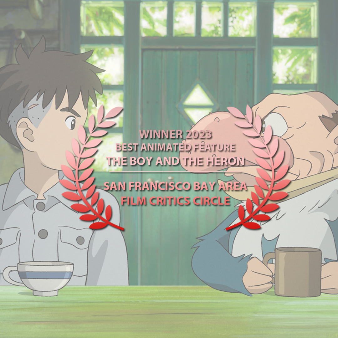 The #SFBAFCC 2023 winner for Best Animated Feature is The Boy and the Heron
