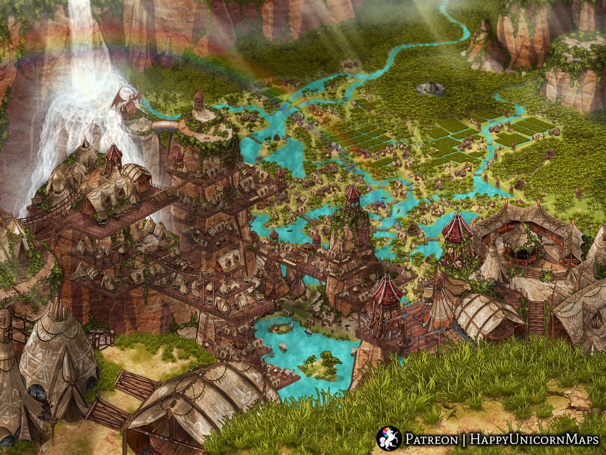 HappyUnicornMap's tweet photo. Rainbow Valley 
@inkarnaterpg
#roleuprpg #dndmaps #pathfinder #fantasyrpg #roll20 https://t.co/tRKxsPAXEG
