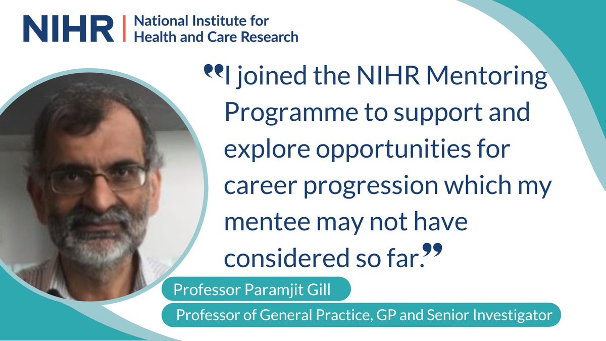 We are currently looking for mentors to support the NIHR Mentoring Programme🔔 We have expanded our eligibility for mentors. We are looking for mentors who are: 🟨 Mid-career researchers to senior leaders 🟨 From a range of professional backgrounds Apply: nihr.ac.uk/mentoring