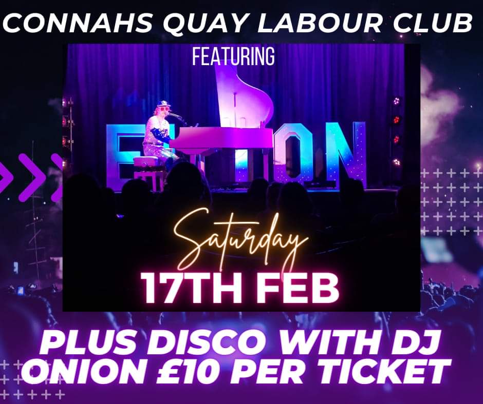 ryanogo's tweet photo. Are you ready for a night of fun elton John tribute step in to elton is with us february 17th with dj onions fab disco tickets now available behind the bar £10 per person https://t.co/1a44996f1t