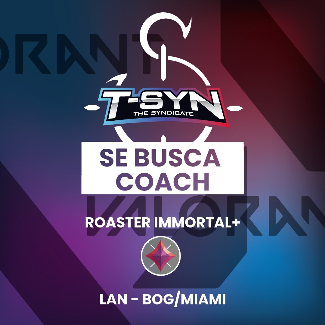 593Syndicate's tweet photo. Buen día con todos, la org busca contratar un coach, si saben de alguien colaboren con la información por favor.

Se agradece RT. https://t.co/zMmZuTNosN