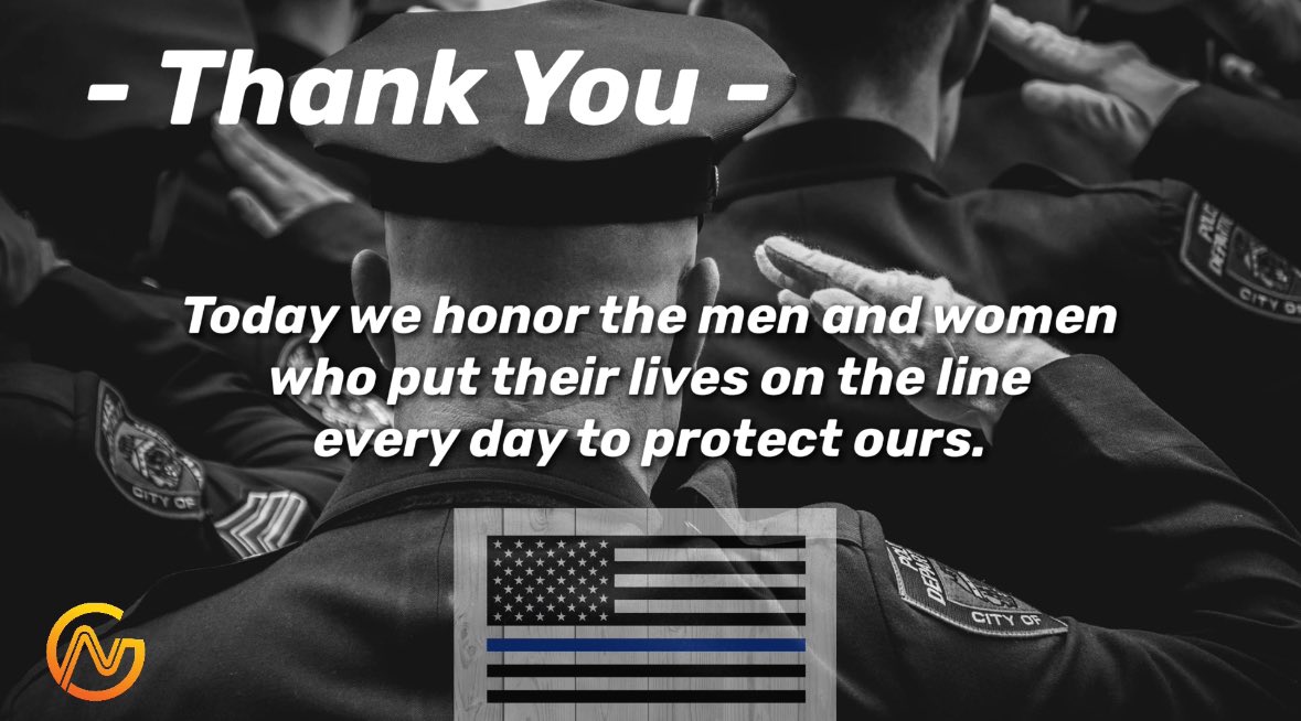NxtGen_Network's tweet photo. 🇺🇸National Law Enforcement Appreciation Day
#thankyou #appreciationpost #lawenforcement #heroes https://t.co/3qwtyL8jra