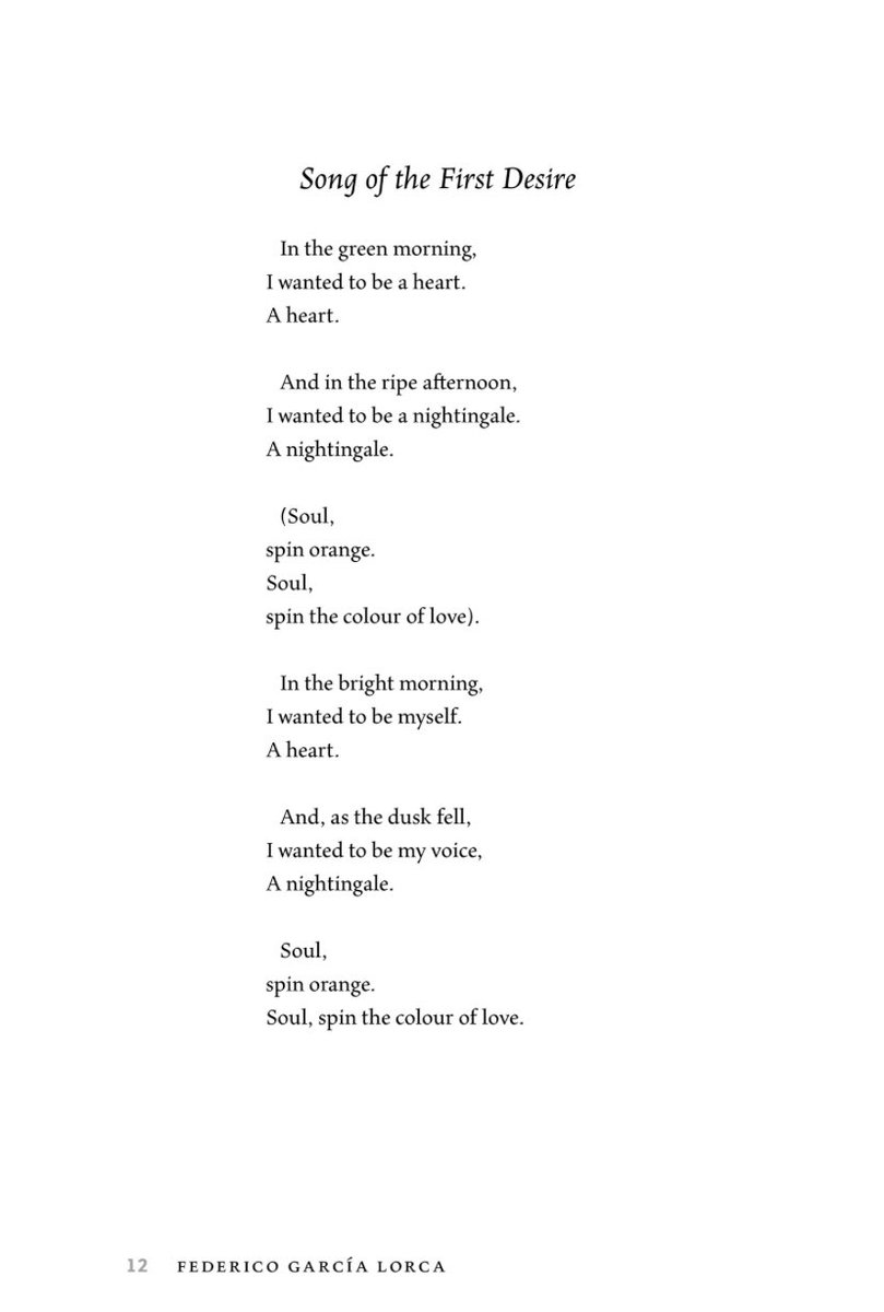 HelenCalcutt's tweet photo. ‘(Soul, / spin orange. Soul, spin the colour of love). 

I love how the most prominent lines often appear in brackets 🍑

Check out the @MPTmagazine archive, in particular this translation by James Byrne. Beautiful, thank you. https://t.co/HHn9bYQAgv