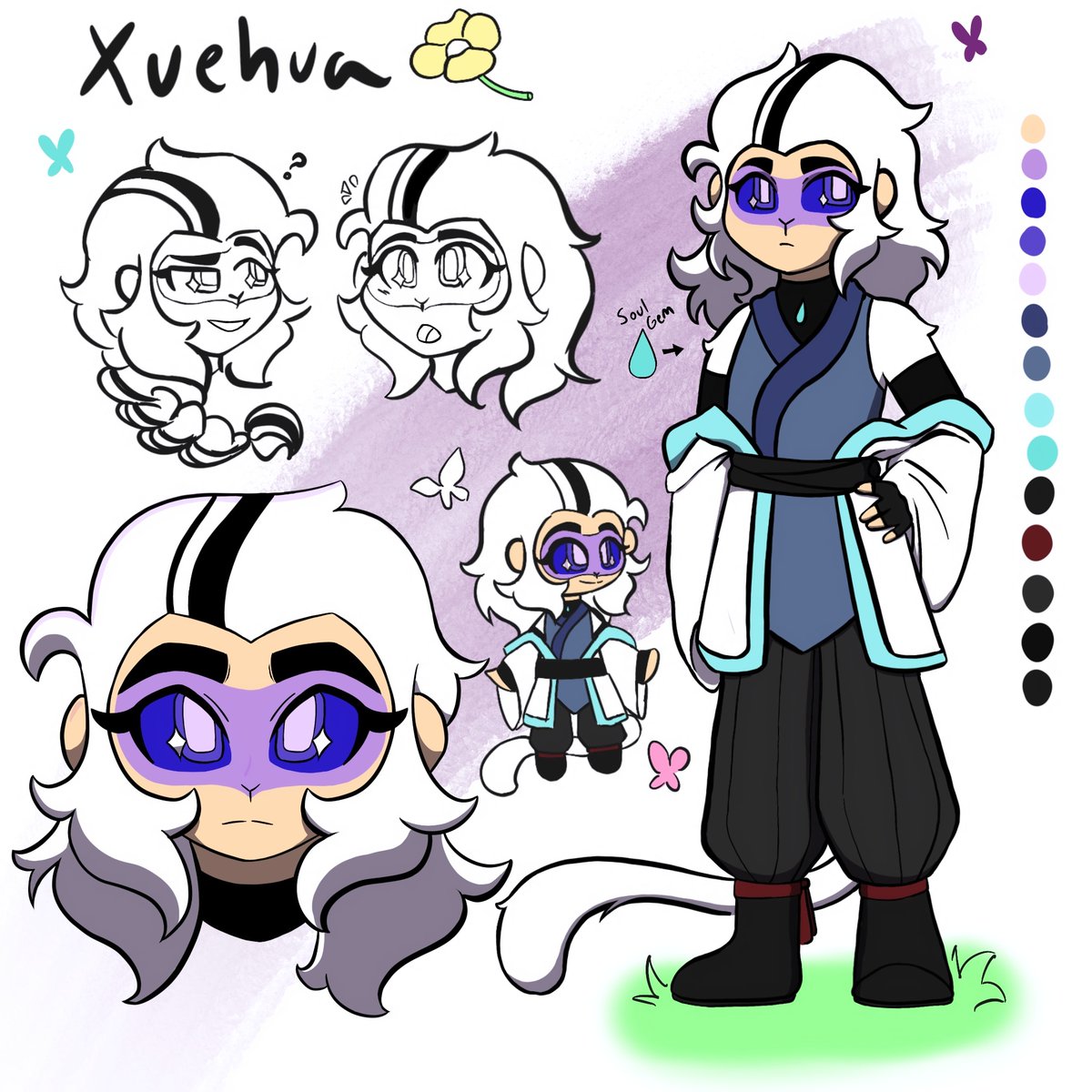 moonymadam's tweet photo. Character introduction! Xu hua! 

#oc #lmkoc #LEGOMonkieKid #monkey #snowflake #originalcharacter https://t.co/z8VMYQvxMp