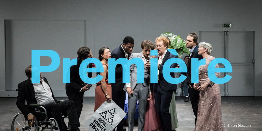 TheatreOdeon's tweet photo. 💥 SOIR DE PREMIÈRE  
Première de La réponse des Hommes ce soir aux Ateliers Berthier ! 

👉 LA RÉPONSE DES HOMMES 
texte et mise en scène Tiphaine Raffier
9 – 20 janvier – Berthier 17e
🎟 https://t.co/jbfSuWzRum https://t.co/ao4jQEsz5t