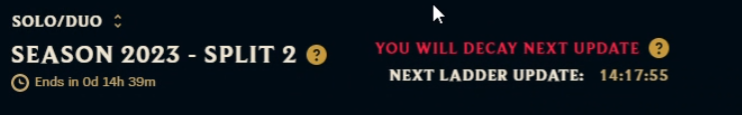 HomelessHarison's tweet photo. My buddy has to play a game or he will decay on the final ladder update ... 20 minutes before season end. LOL @marijan_misk https://t.co/8cUdJVuzbX