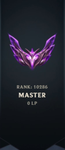 My buddy has to play a game or he will decay on the final ladder update ... 20 minutes before season end. LOL <a href="/marijan_misk/">Marijan</a>