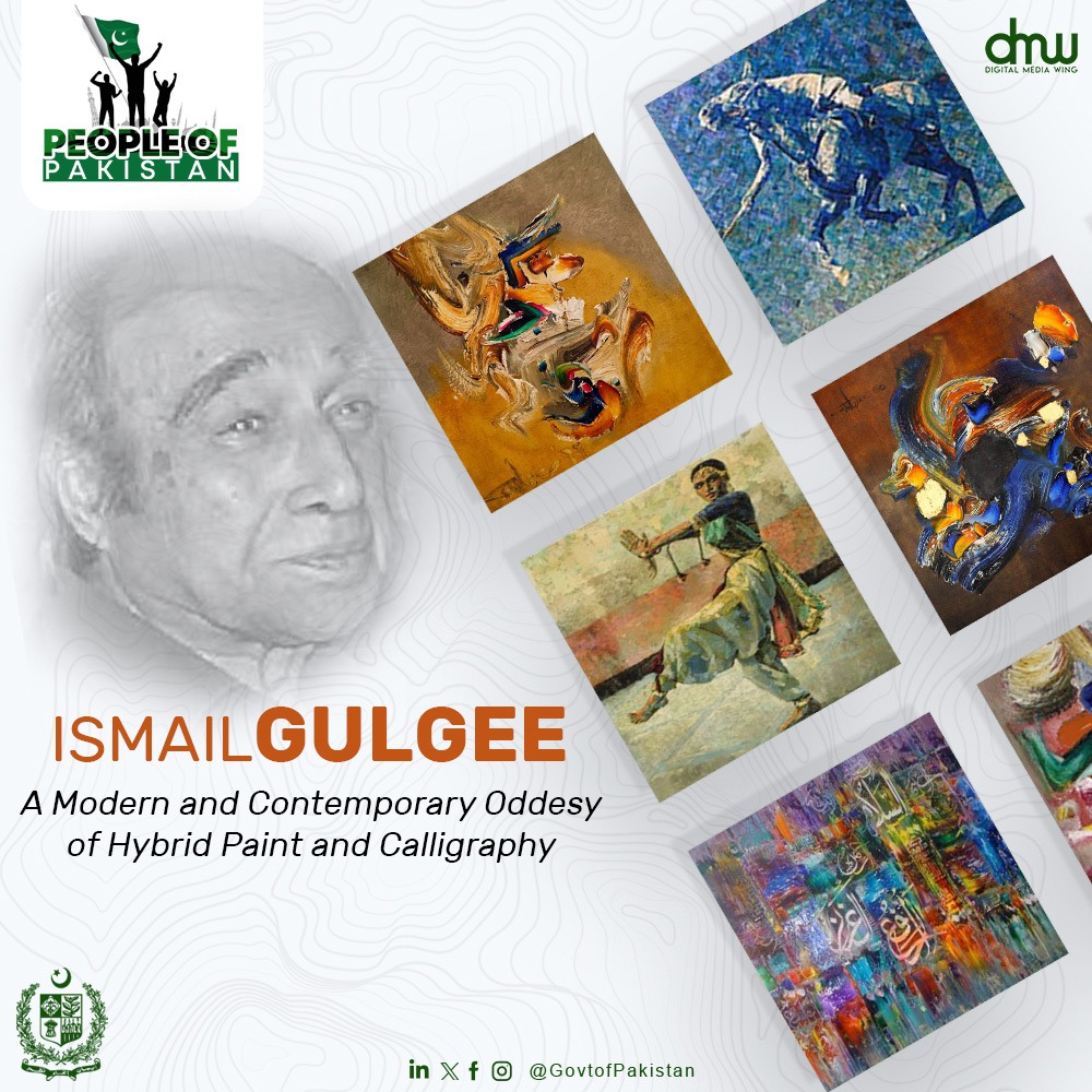 epwing_official's tweet photo. 💫Ismail Gulgee was a Pakistani painter & sculptor known for both his representational portraits & calligraphic abstractions. He was a maestro whose art lives on in the hearts & the galleries around the world.
#peopleofpakistan
#humansofpakistan
@PkPublicDiplo
@ProPakistaniPK https://t.co/oxBrjqsi0F