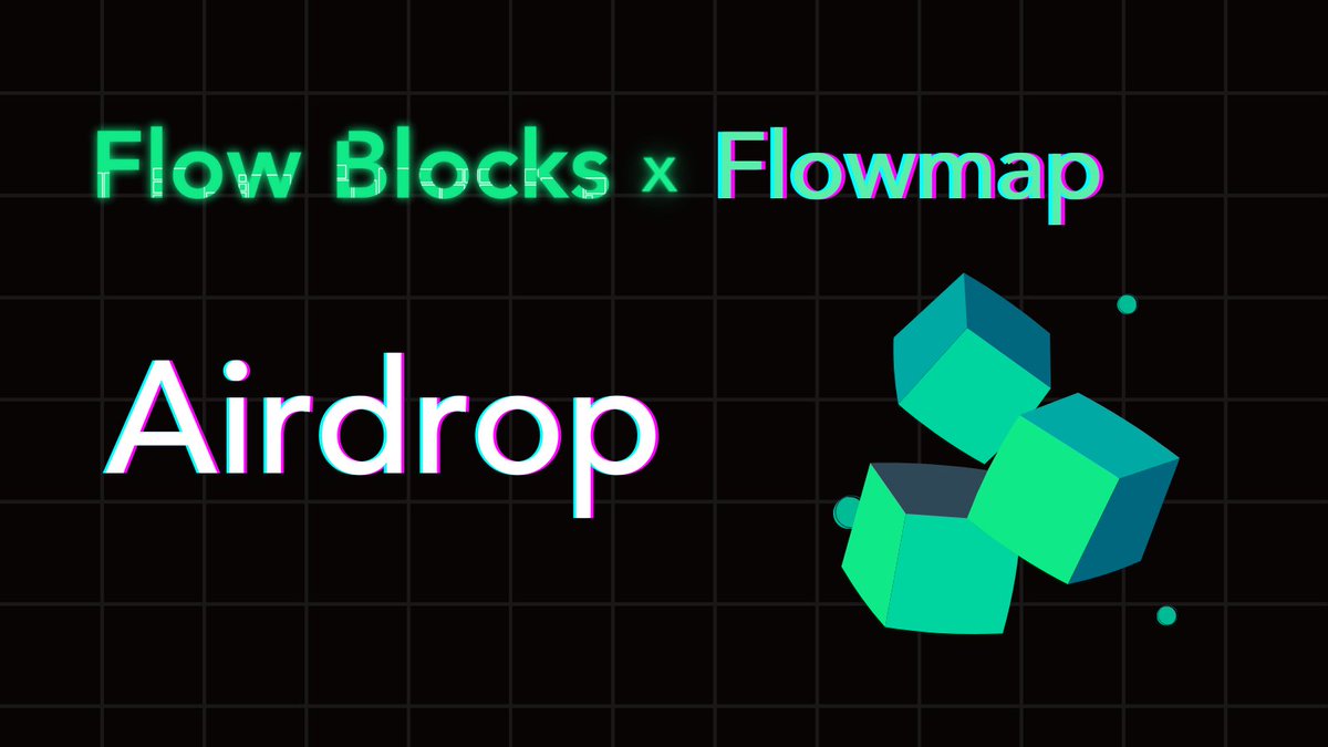 🔥Flowmap x Flow Blocks Airdrop🔥 ✅ Participate in airdrop forms.gle/QUGZTeCvrwZ3FD… #onFlow #GoWithTheFlow