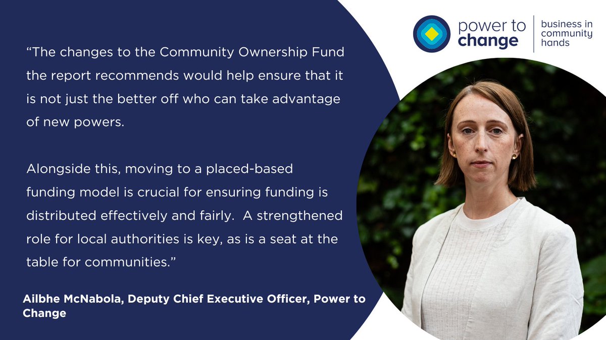 NEWS 📣 | Today's report from the Community Ownership Commission outlines proposals that could help community businesses access community ownership opportunities 🌱💰 Read our full response here 👉 powertochange.org.uk/news/response-…
