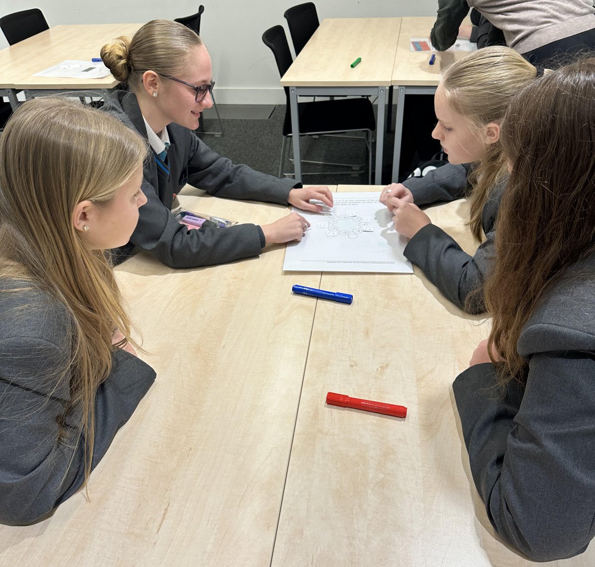 JhsMaths's tweet photo. This week, 12 Year 9 students visited the Mathematical Institute, University of Oxford for the 'It all adds up' conference to hear from speakers on 'The mathematics of space flight', 'Mathematics and Chocolate', career workshops followed by a Q&amp;A session and some hands on Maths. https://t.co/sGeK80QxxW
