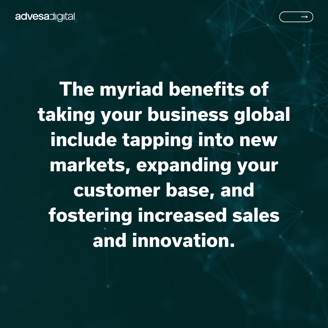 DigitalAdvesa's tweet photo. The benefits of expanding your e-commerce store and going global in 2024. 👇🏼 https://t.co/qrT6orJjrj