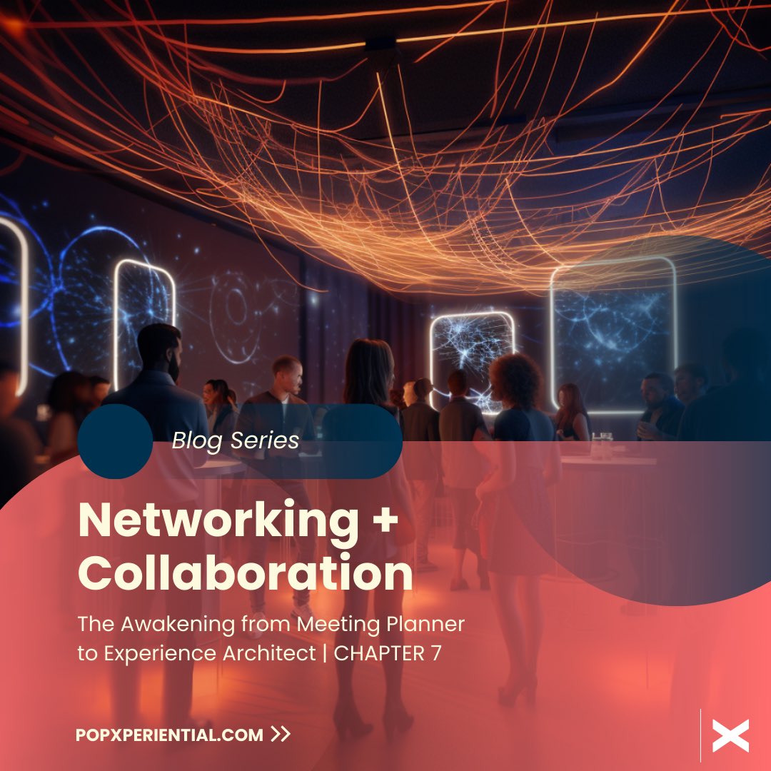 Our latest blog from The Experience Architect Chronicles explores how authentic connections and creative collaboration can transform your engagements. Let’s make magic together! 🪄

#authenticconnections #creativecollaboration 

popxperiential.com/networking-col…