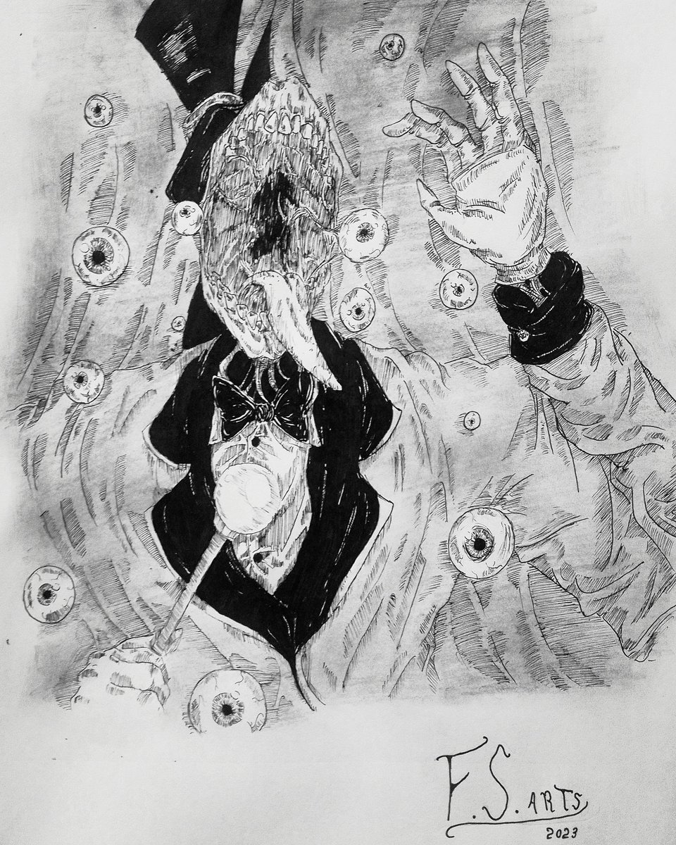 LuizGus23582964's tweet photo. Português:
Cem olhos assistindo você!!!
English:
One hundred eyes watching you!!!
#art #arte #draws #desenhos #desenholivre #horrorartwork #horrorart #creepyart #artedeterror #digitalcircus #theamazingdigitalcircus #caine #monsters #monstros #traditionalart #artetradicional https://t.co/uhMFzEZkM4
