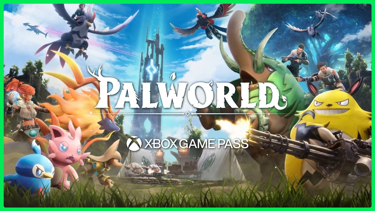 COMING SOON:
#XboxGamePass 

January 19th
•  Palworld