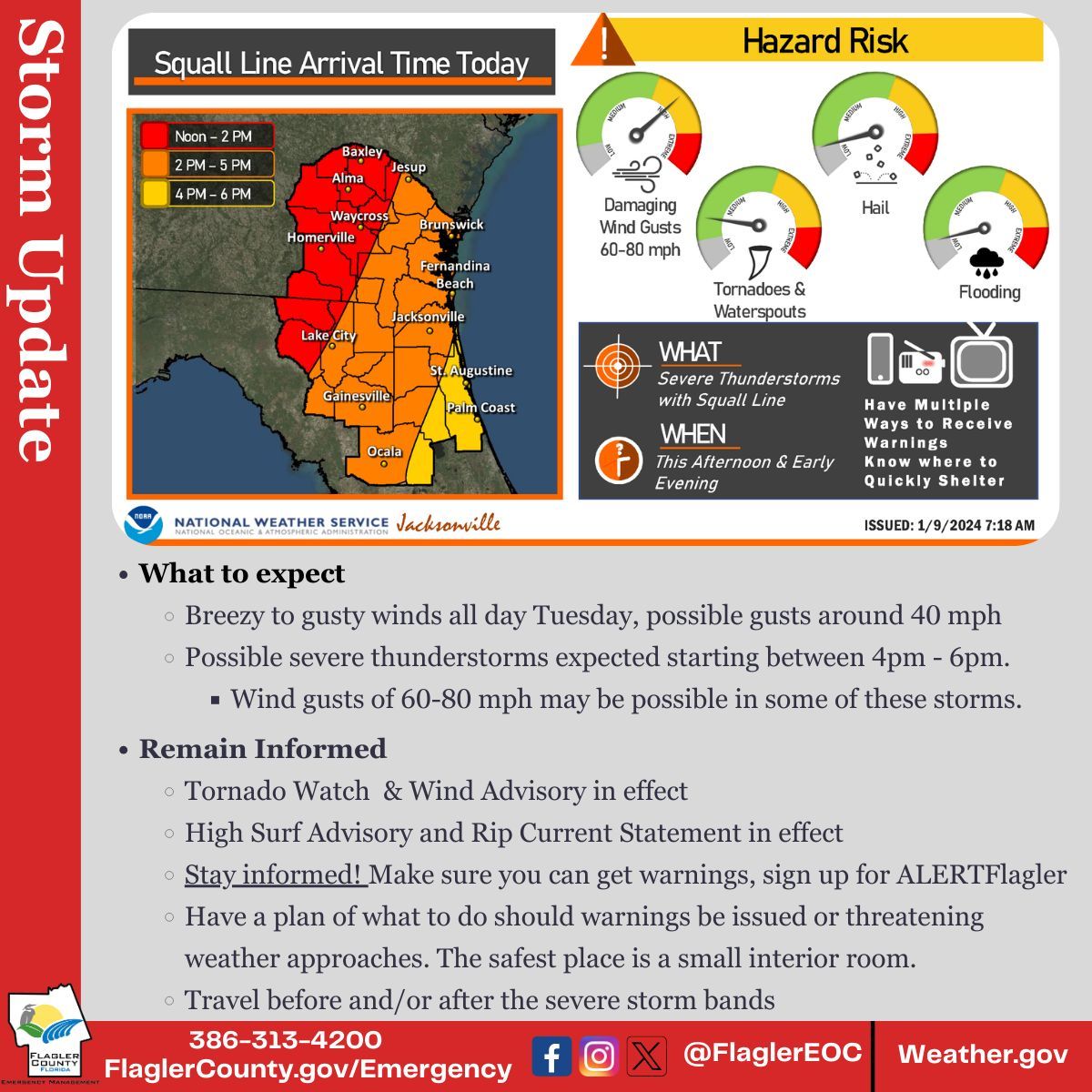 Flagler County Emergency Management tweet media