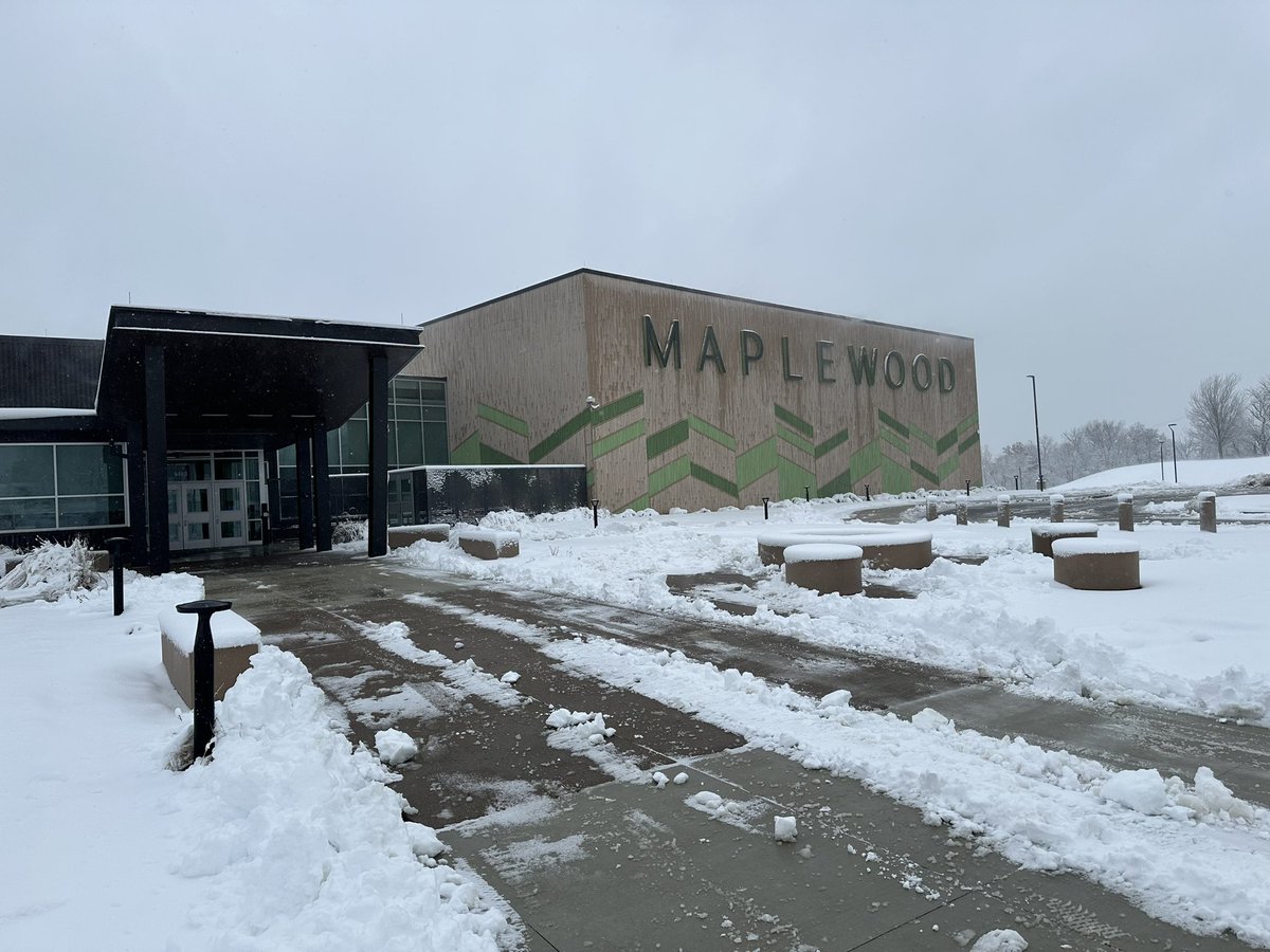 Thank you to our wonderful facility staff for working hard this afternoon to clear path for the return of out Maple Leafs and staff! #NKCChampions #MWFAMILY