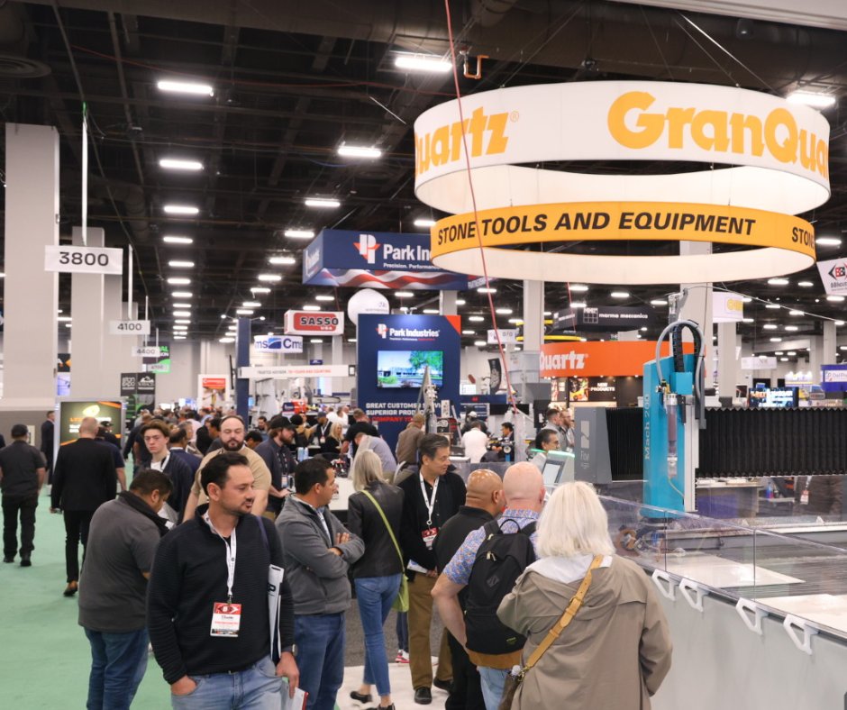 🎲 The International Surface Event (TISE), happening January 24-26 in Las Vegas, is the megalopolis of all things floor covering, stone and tile. Are you going to TISE this year? 📷: TISE Events #ForFabricators #DecorativeSurfaces #HeavyMachinery #Tradeshows #IndustryEvents