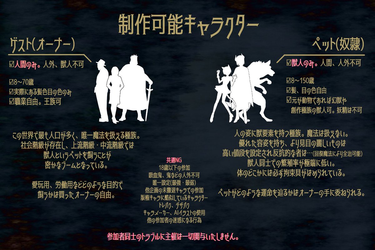 Itowhip_TL's tweet photo. そのペットショップには仄暗い"噂"がある
――――――――――――
　　　HL限定R18
世界観共有一次創作企画
　　　　I と鞭
ペット × 主従 × 〇〇売買
――――――――――――
一定数以上のフォローと反応により始動予定です。

#創作企画
#一次創作企画
#Itowhip_公式 https://t.co/clNYoNSz9G