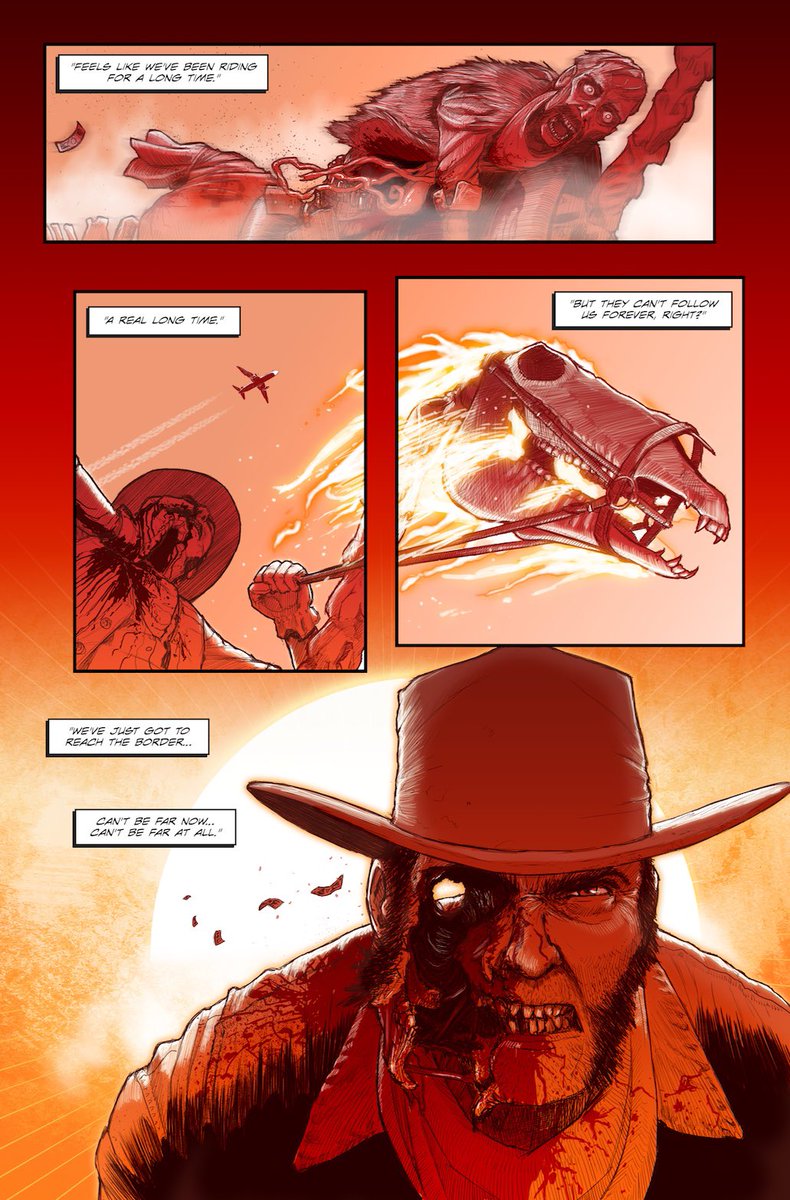 cherrysheriff's tweet photo. Howdy #PortfolioDay 
My name is Dave and I do many things in life. I draw comics, I make posters, I create concept art and storyboards and I raise maniacs. Well just one maniac. (Currently unavailable to raise any other maniacs). Cheers. https://t.co/hUaQF2tfyT