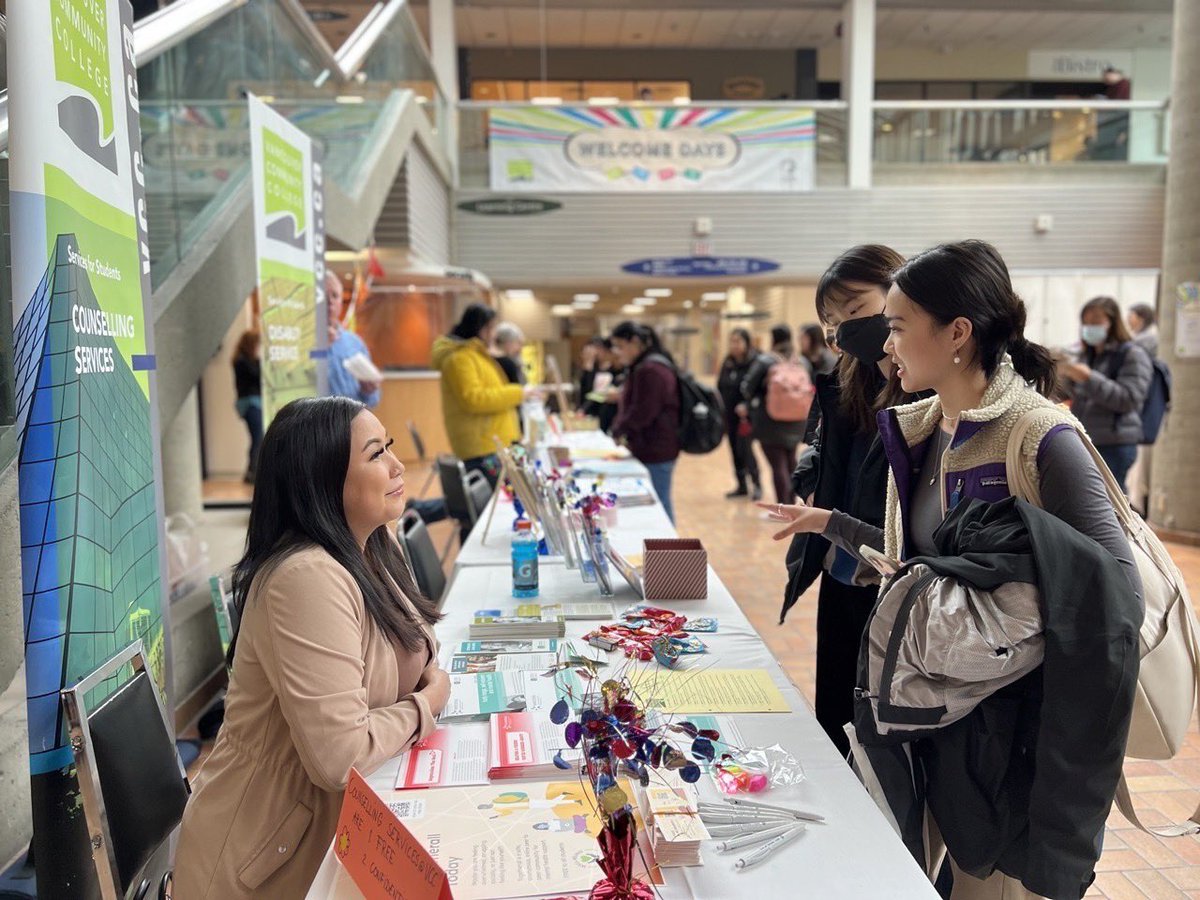 myVCC's tweet photo. VCC Welcome Days kick off today at the Broadway campus. Join us from 11am-1pm at L1 in the Event Space. See you there! #newstudents #oldstudents #studentlife #VCCcampuslife #newsemester https://t.co/6WbCXIJNls