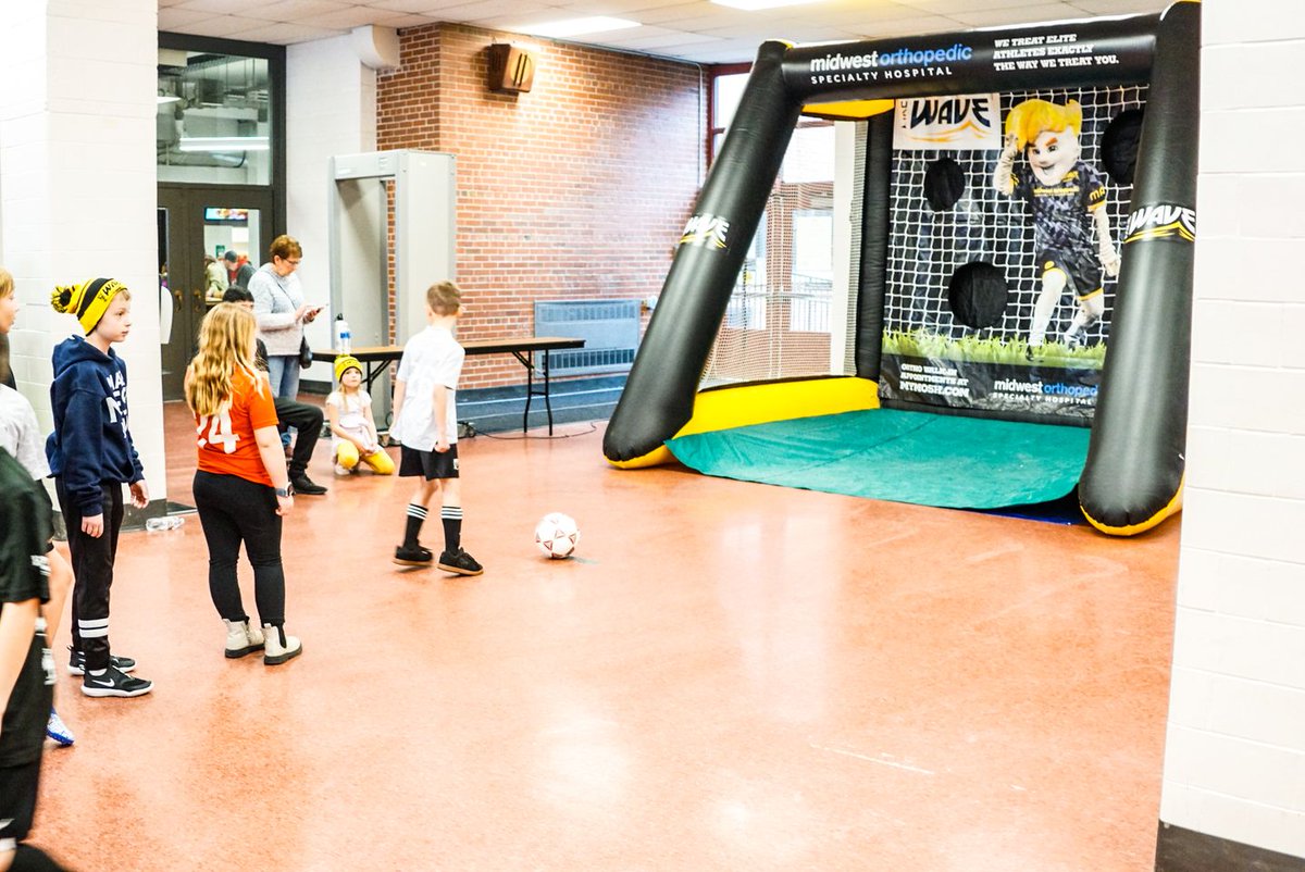 MilwaukeeWave's tweet photo. Have you tried our new MOSH PK Zone? ⚽️ Fans of all ages can test their soccer skills by taking five penalty kicks for a chance to win an awesome prize package.
Simply take a picture and post it to social media with #MOSHPK! 🎉 https://t.co/hC3rULLIRR