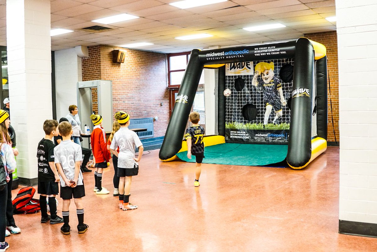 MilwaukeeWave's tweet photo. Have you tried our new MOSH PK Zone? ⚽️ Fans of all ages can test their soccer skills by taking five penalty kicks for a chance to win an awesome prize package.
Simply take a picture and post it to social media with #MOSHPK! 🎉 https://t.co/hC3rULLIRR
