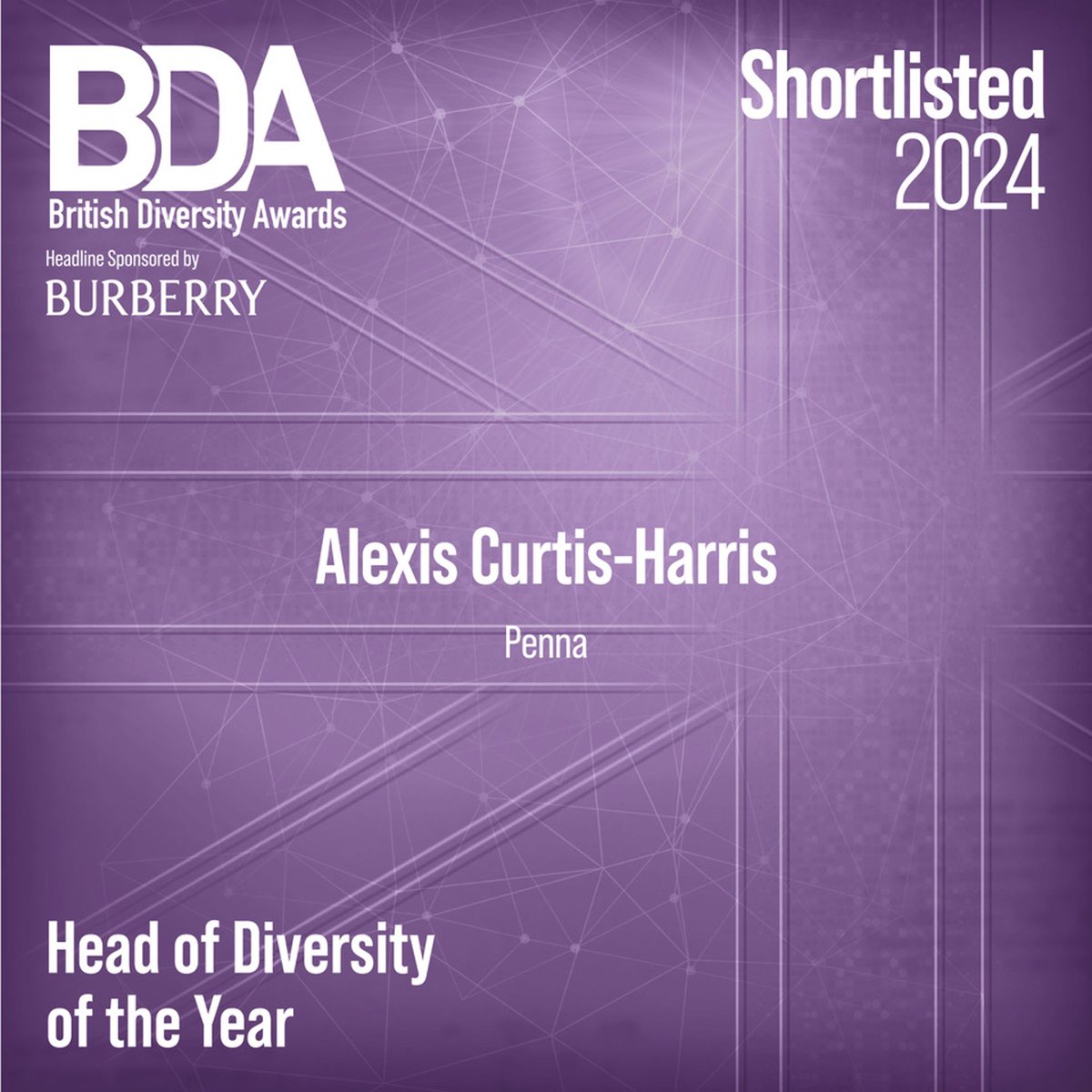 Alexis Curtis-Harris, our incredible Head of #EDI, has been shortlisted for the Head of #Diversity of the Year award at the <a href="/BritDiversity/">British Diversity Awards</a> awards!

Join us in celebrating her remarkable contributions to our work and her commitment to setting new EDI standards. 🎉👏 #BDA24 #Awards