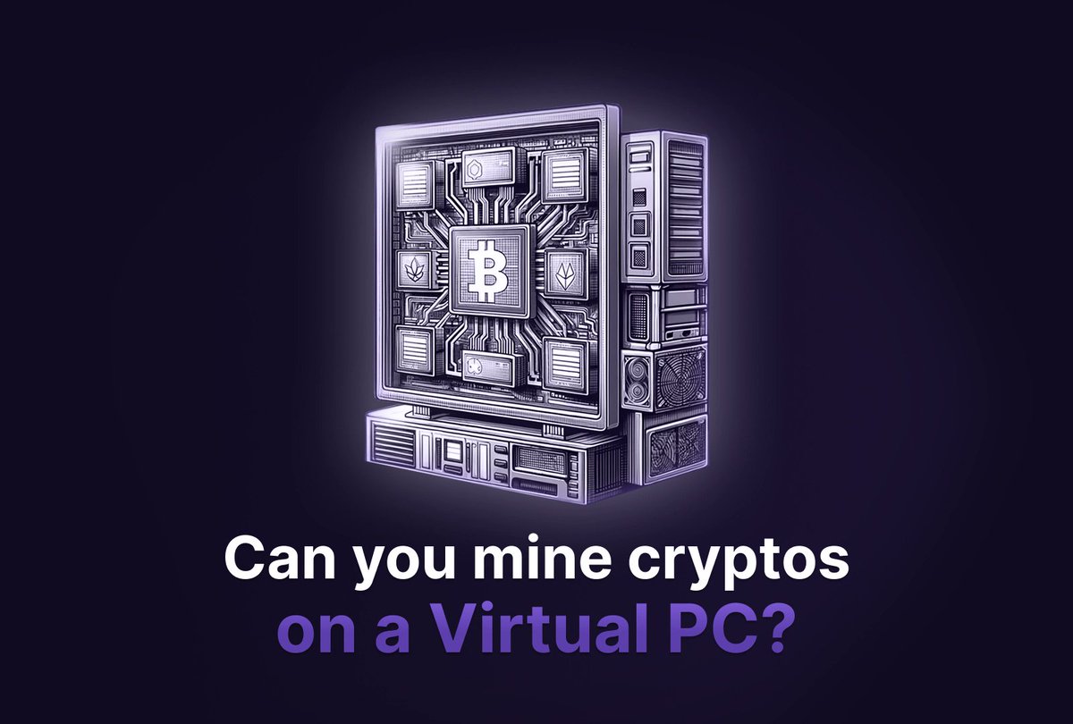"Is mining crypto on a virtual PC in 2024 a viable option? 🤔 Dive into our latest article where we unravel the possibilities, challenges, and the future of virtual PC crypto mining. 💻 👉 cruxpool.com/blog/can-you-m…