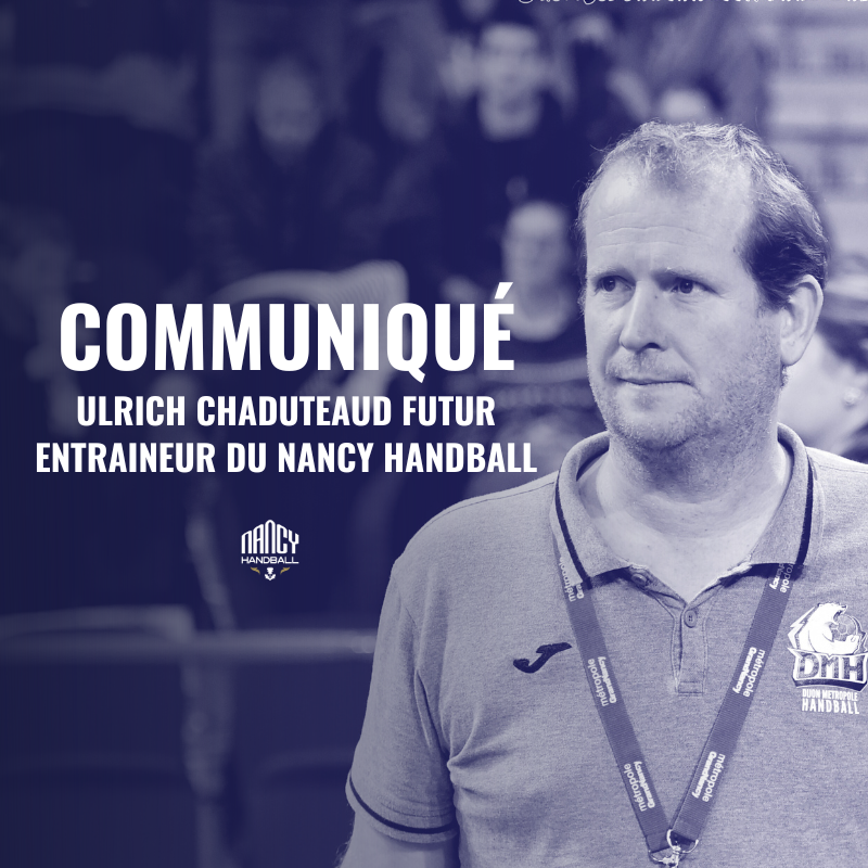 nancy_handball's tweet photo. COMMUNIQUÉ 📄
✍️ Ulrich Chaduteaud, 𝙛𝙪𝙩𝙪𝙧 𝙚𝙣𝙩𝙧𝙖𝙞𝙣𝙚𝙪𝙧 𝙙𝙪 𝙉𝙖𝙣𝙘𝙮 𝙃𝙖𝙣𝙙𝙗𝙖𝙡𝙡 !
L'actuel coach du Dijon Métropole HandBall  s’est engagé en faveur du club nancéien à partir de la saison 24/25 !
🔗  Toutes les infos 👉https://t.co/MBNzXbbx7B https://t.co/M6GVLYiFsJ
