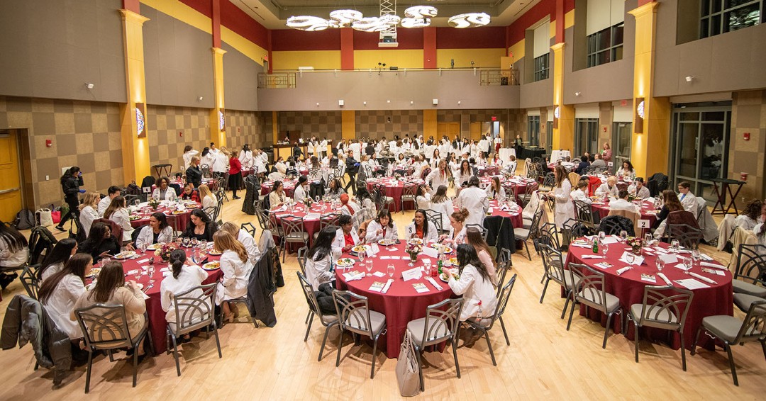 Join us for Women in White Coats on Tuesday, February 6, 2024 at Longaberger Alumni House! This is an impactful evening of women-identifying physicians, researchers, and medical students collaborating across the Ohio State College of Medicine: bit.ly/3QHQYH2