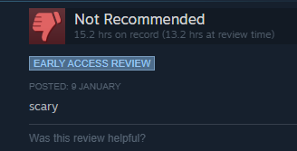 operagxofficial's tweet image. Lethal Company negative reviews