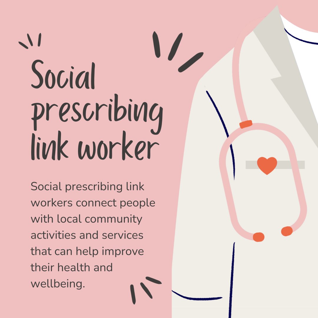 Did you know you have a personal guide to community well-being? Your Social Prescribing Link Worker is here to connect you with tailored support beyond traditional medicine.

Curious about what they do? youtube.com/watch?v=Po9CHL…

#SocialPrescribing #LinkWorker #CommunityHealth 🌺🌟